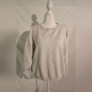 Cozy Gray Basic LSweatshirt